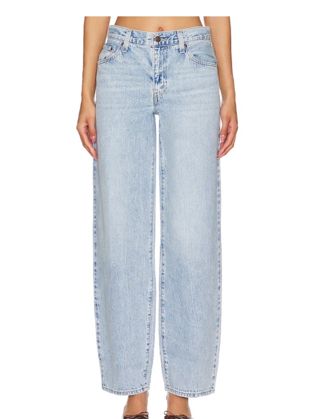 Levi's baggy dad in fan flare size 27 x 32